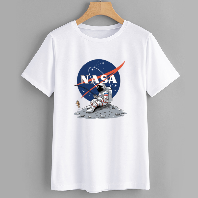 NASA Astronaut Graphic T-Shirt for Space Lovers