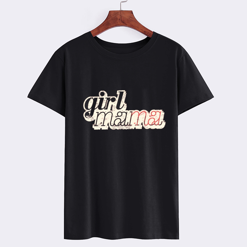 Classic Cotton Black Graphic T-Shirt