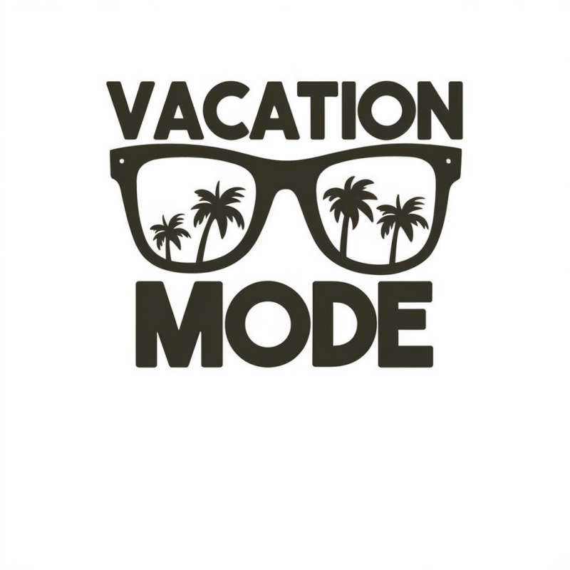 Vacation Mode Graphic T-Shirt