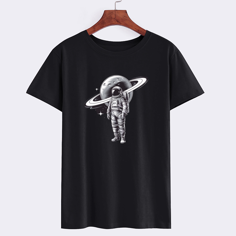 Cosmic Astronaut Graphic T-Shirt