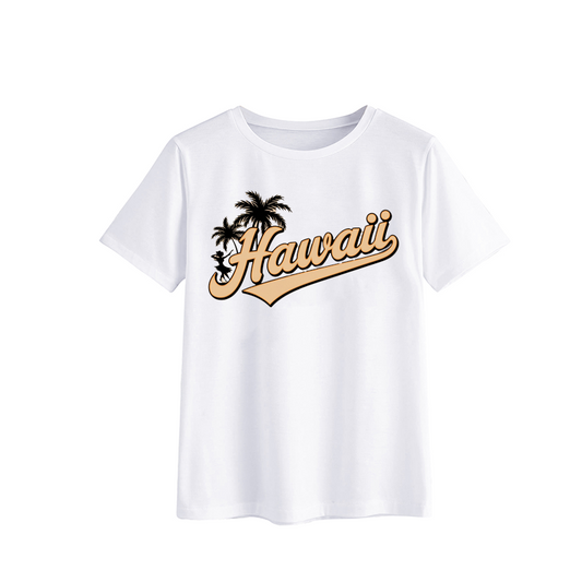 Hawaii Palm Tree Graphic T-Shirt