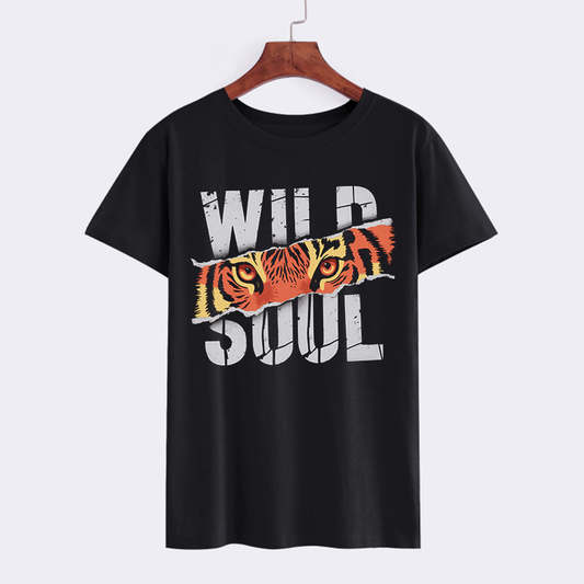 Wild Soul Tiger Graphic T-Shirt
