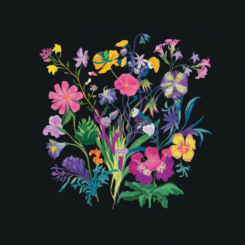 Floral Bouquet Graphic T-Shirt