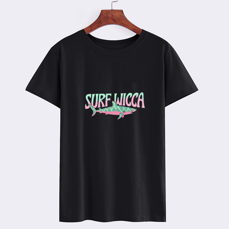 Surf Wicca Graphic Black T-Shirt
