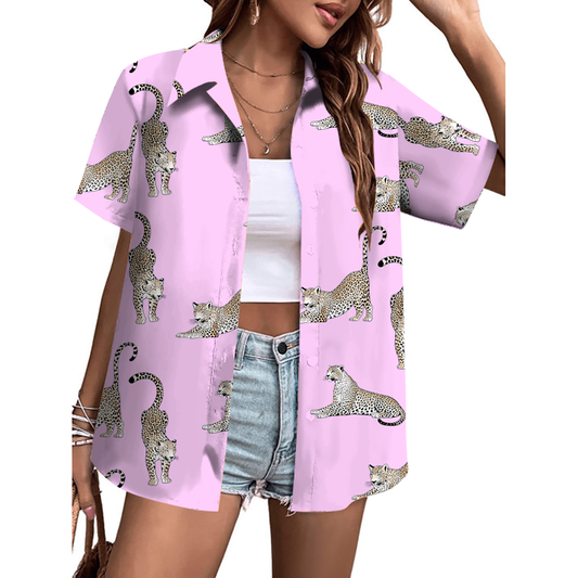 Casual Leopard Pattern Shirt