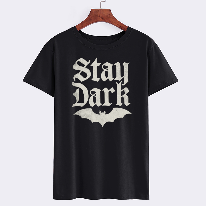 Stay Dark Bat Graphic T-Shirt