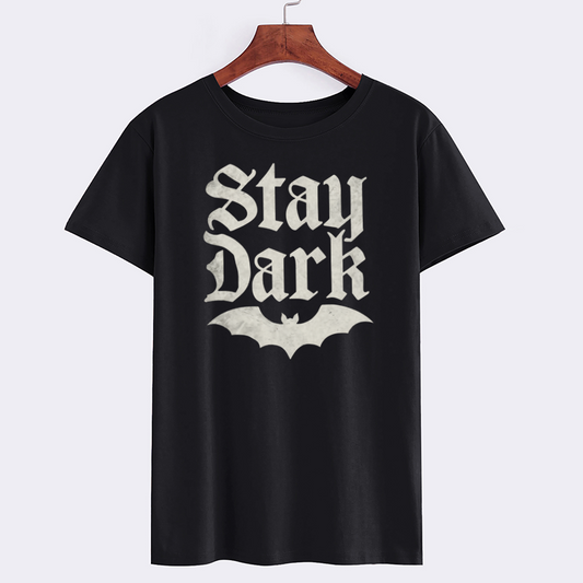 Stay Dark Bat Graphic T-Shirt