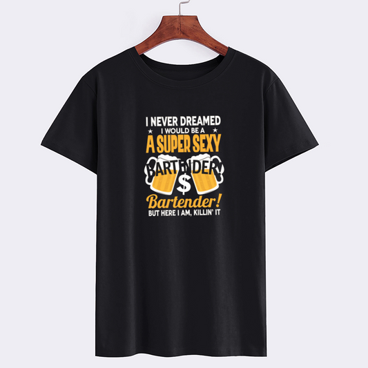 Super Sexy Bartender Graphic T-Shirt