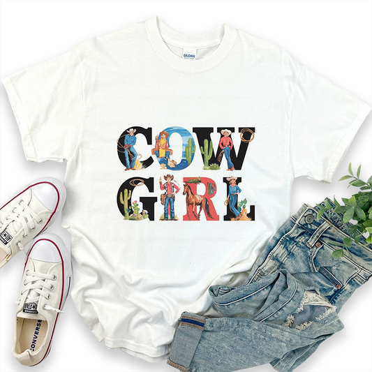 Western Cowgirl Graphic T-Shirt