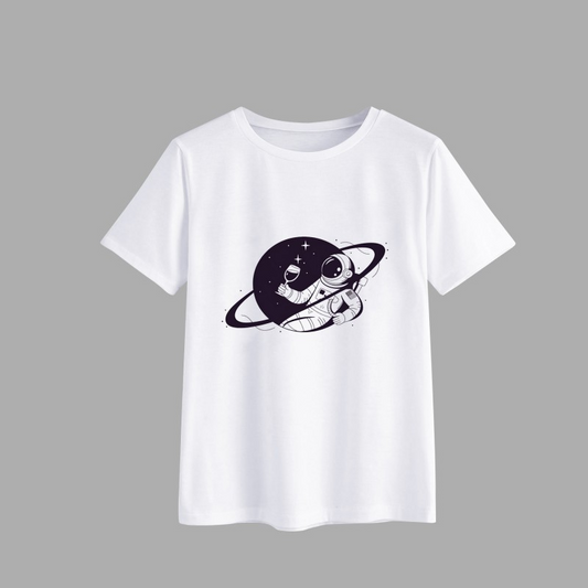 Astronaut in Space Graphic T-Shirt