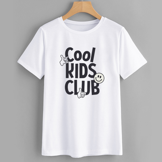 Cool Kids Club Cotton Graphic T-Shirt