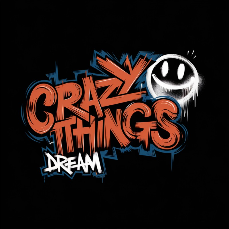 Crazy Things Dream Graphic T-Shirt