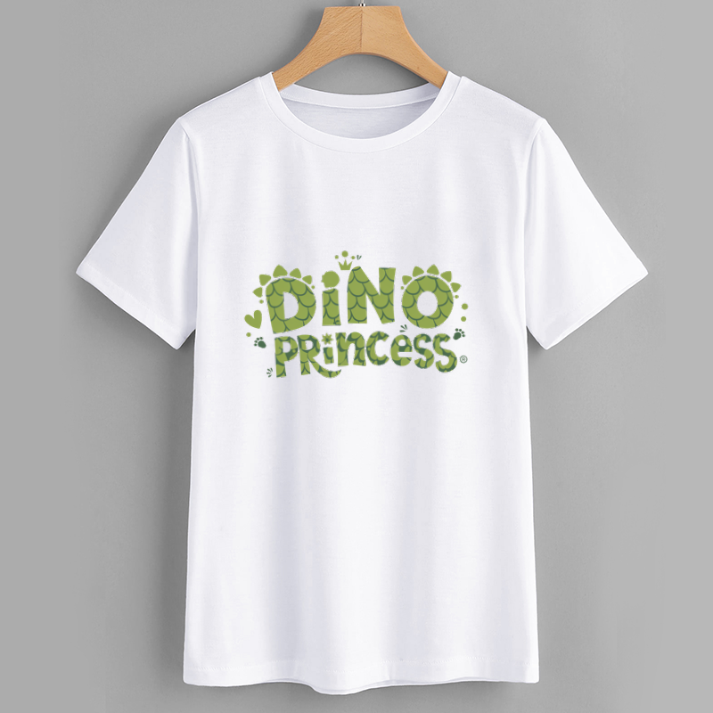 Dino Princess Graphic T-shirt for Kids