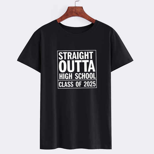 Straight Outta High School Class of 2025 T-Shirt
