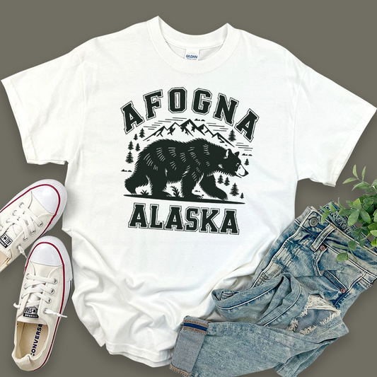 Bear Pattern Top - AFOGNA, Alaska