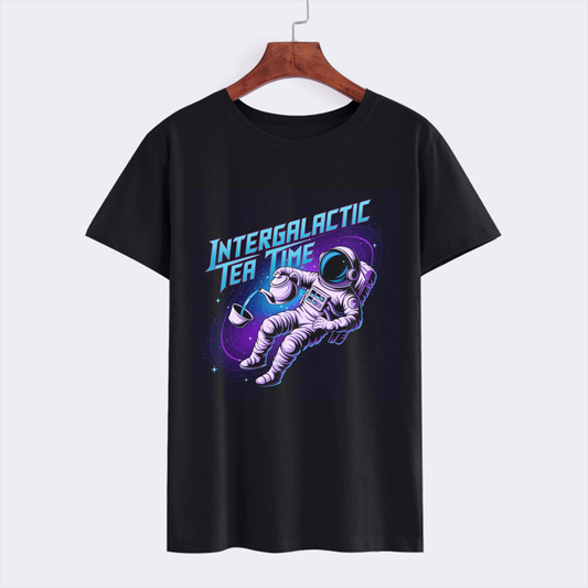 Intergalactic Tea Time Astronaut T-Shirt