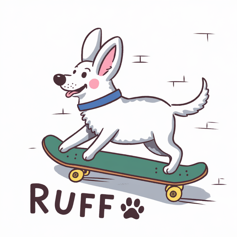 Corgi Skateboard Graphic T-Shirt