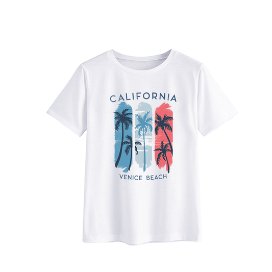 California Venice Beach Graphic T-Shirt