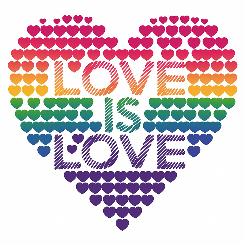 Love is Love Pride Themed Graphic Top