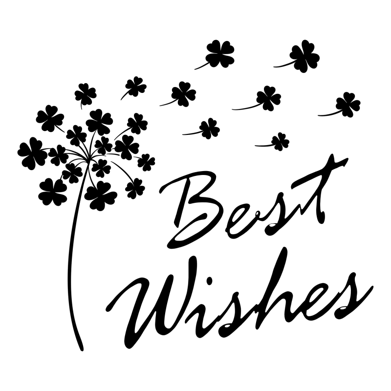 Dandelion and Four-Leaf Clover Pattern Top