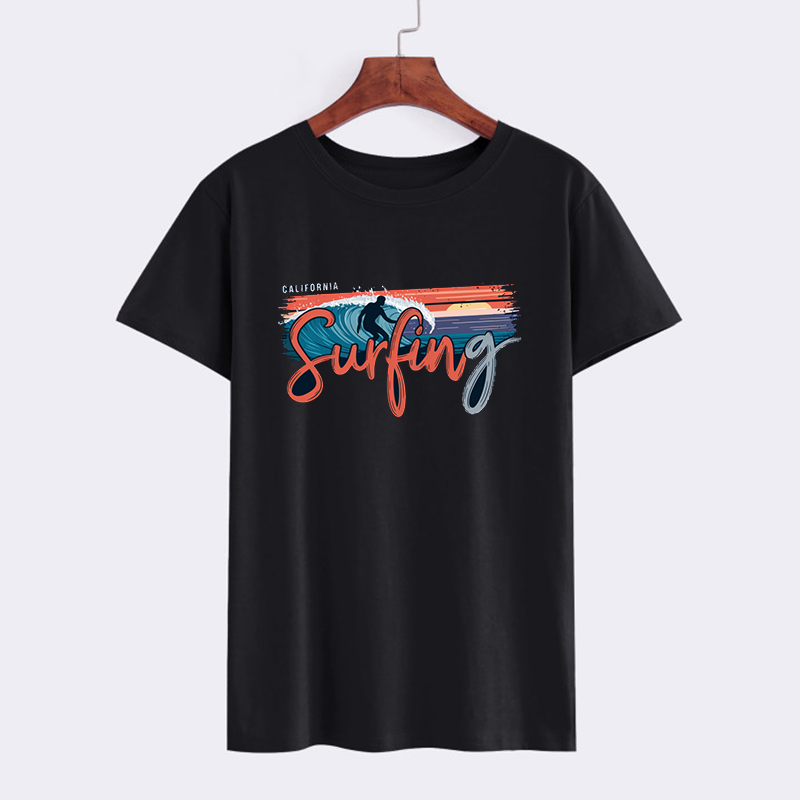 California Surfing Graphic T-Shirt