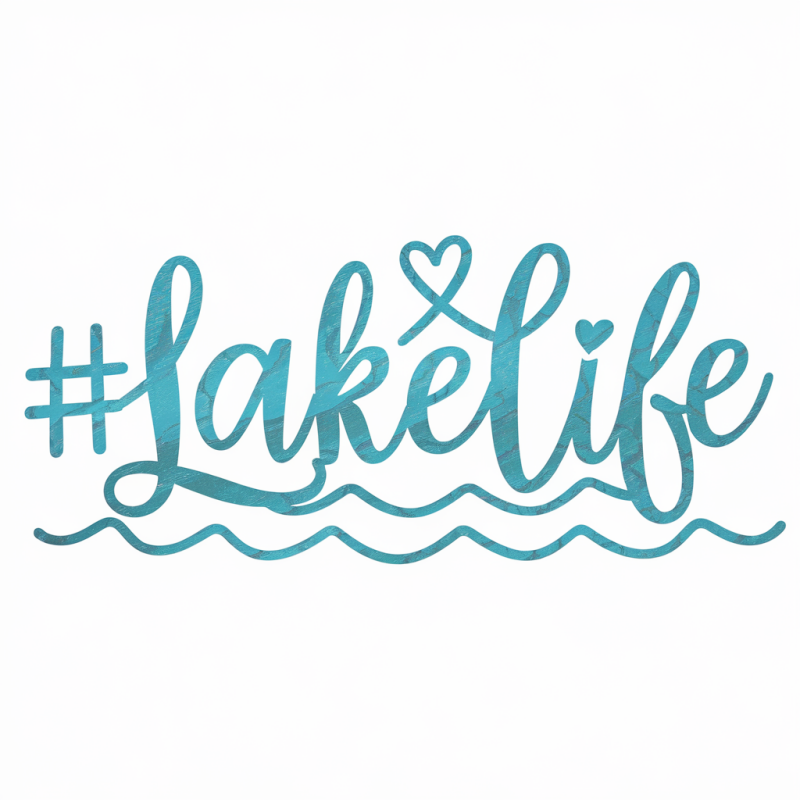 #LakeLife Graphic Tee - Summer Casual Shirt