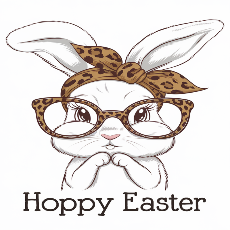 Hoppy Easter Bunny Graphic Tee