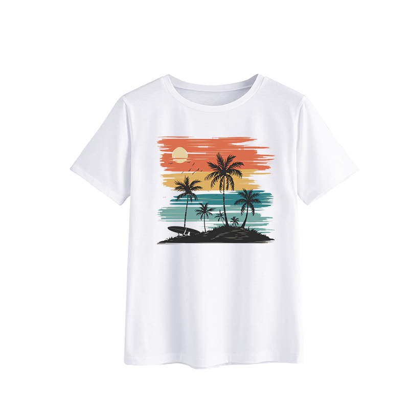 Sunset Beach Graphic T-Shirt
