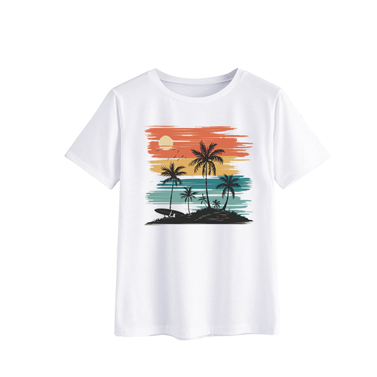 Sunset Beach Graphic T-Shirt
