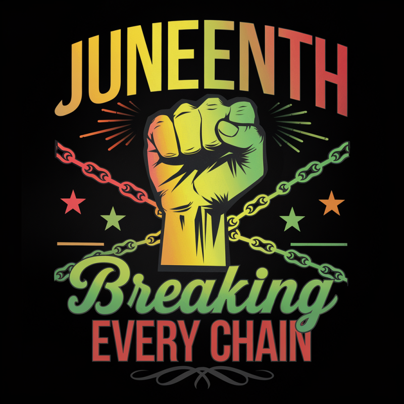 Juneteenth Breaking Every Chain T-Shirt