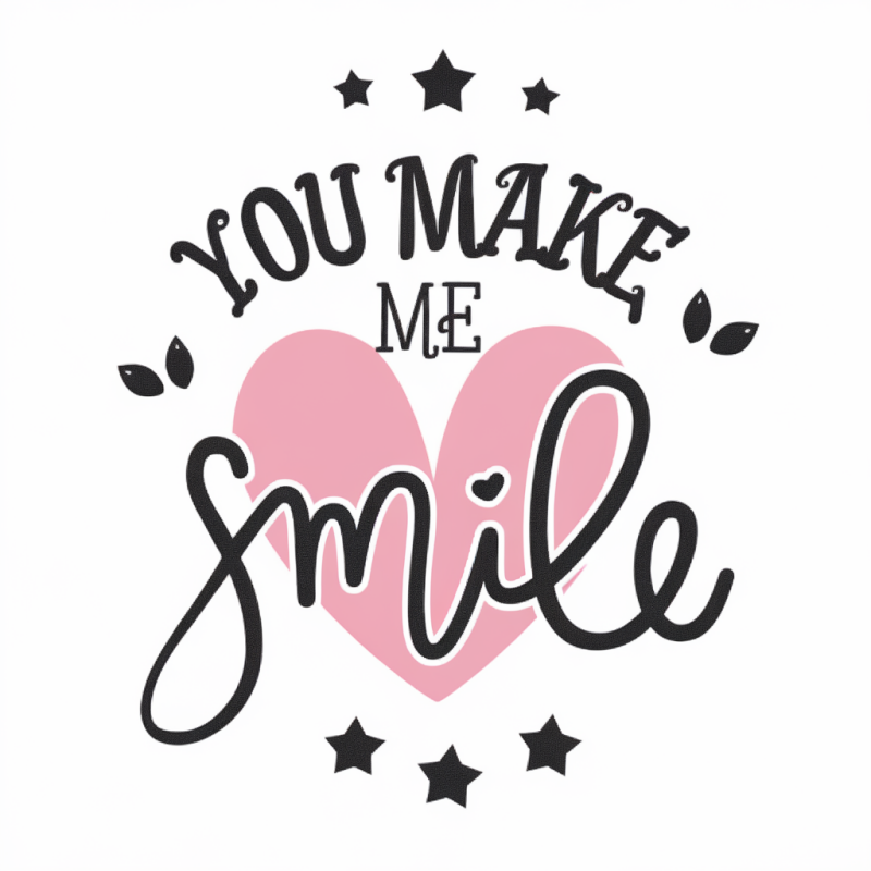 You Make Me Smile Graphic T-Shirt