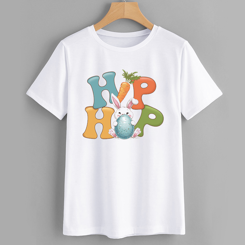 Easter Bunny Hip Hop Graphic T-Shirt