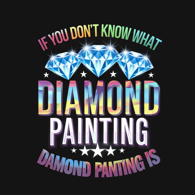 Diamond Painting Fun Graphic T-Shirt