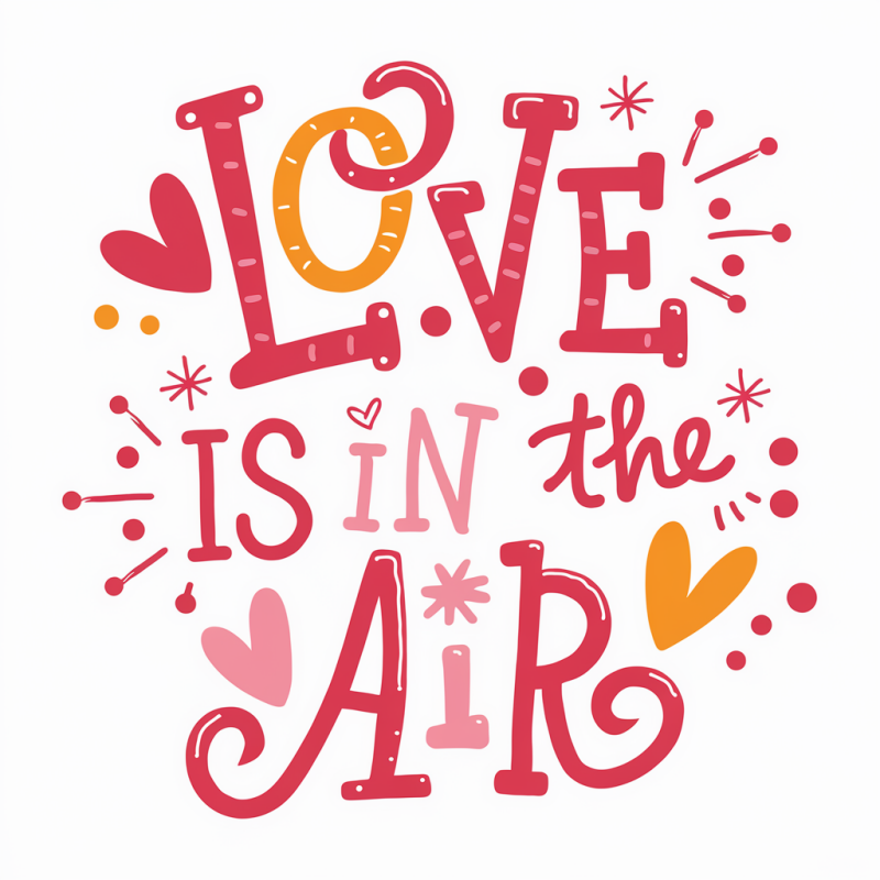Love is in the Air Graphic T-Shirt