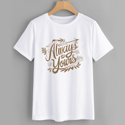 Cotton Always Yours Graphic T-Shirt