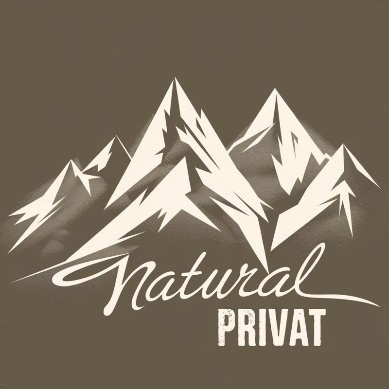 Natural Mountain Graphic Black T-Shirt
