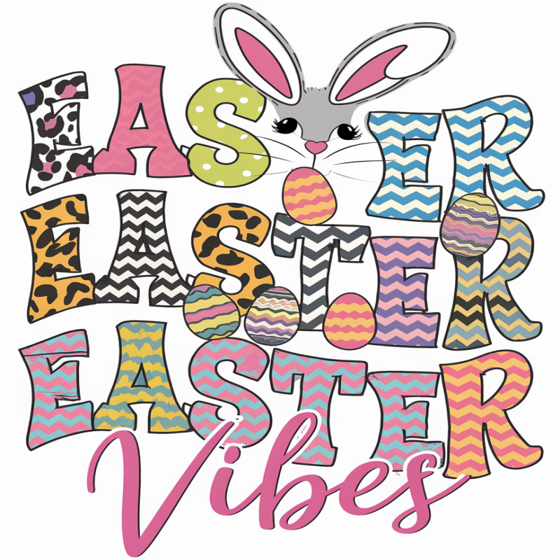 Easter Vibes Graphic T-Shirt