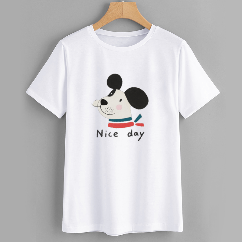 Cute Dog Graphic T-Shirt for Kids