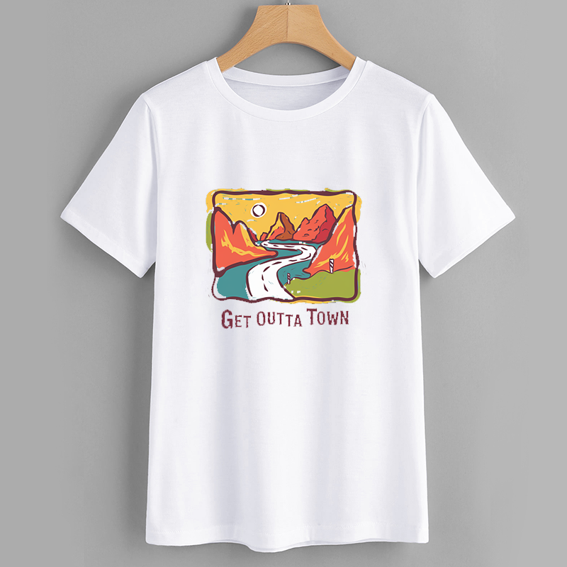 Get Outta Town Graphic T-Shirt - Adventure Inspired Casual Wear