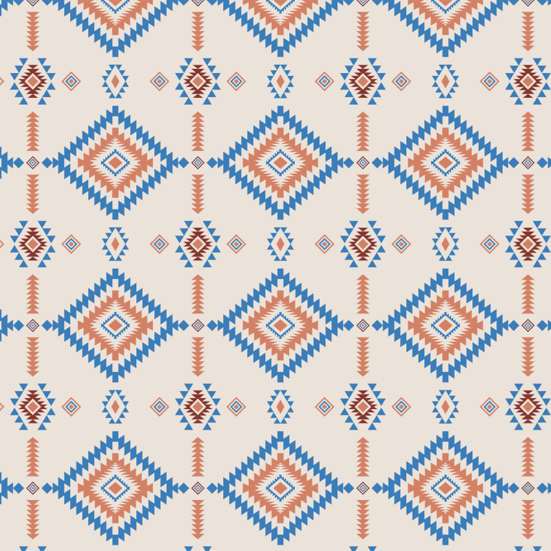 Geometric Pattern Button-Down Shirt