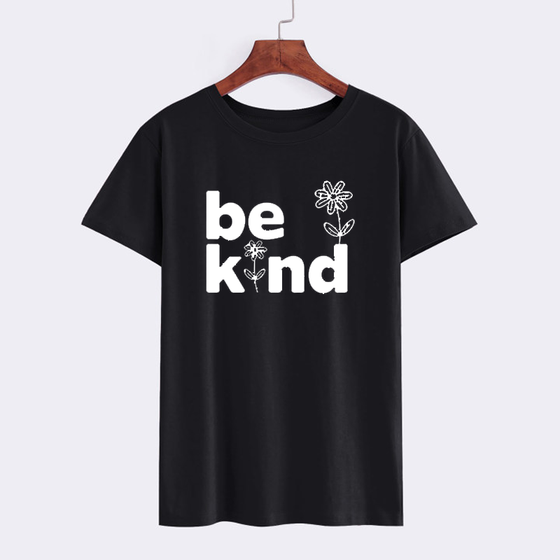 Be Kind Black Graphic T-Shirt