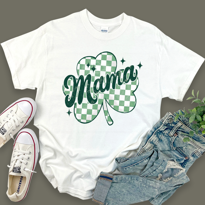 Mama Clover Pattern Top