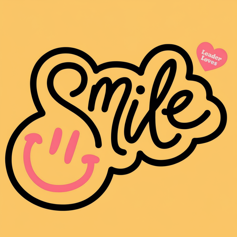 Smile Graphic White T-Shirt