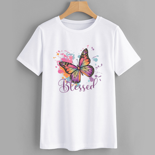 Blessed Butterfly Graphic T-Shirt