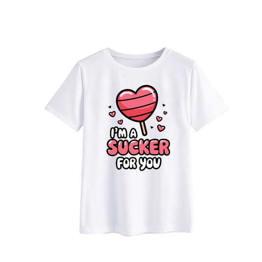 I'm a Sucker for You Heart Lollipop T-Shirt
