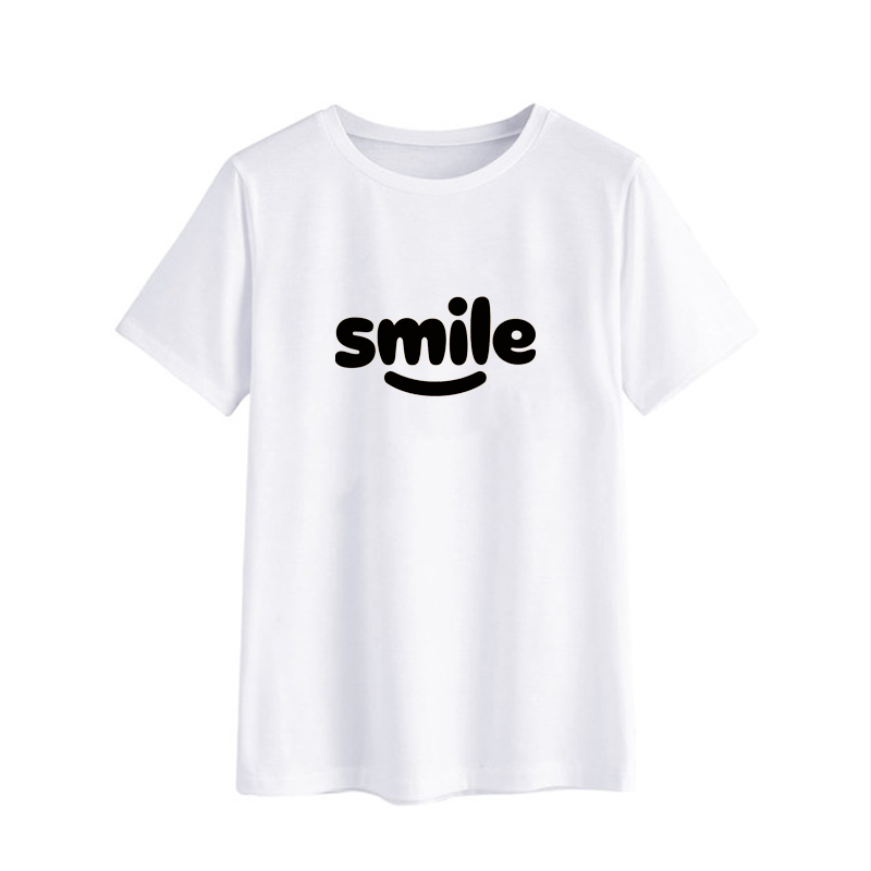 Casual Smile Graphic T-Shirt for Everyday Wear