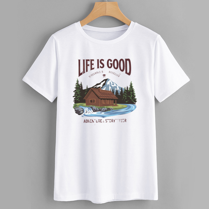 Life is Good Adventure Graphic T-Shirt