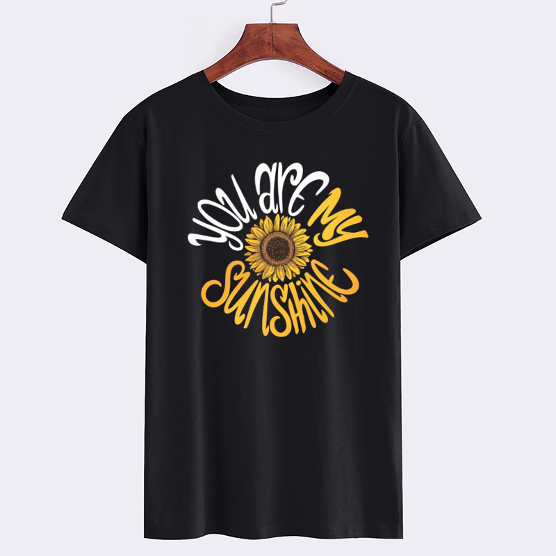 You Are My Sunshine Sunflower Graphic T-Shirt