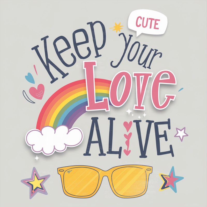 Sunshine Rainbow Cotton Graphic T-Shirt