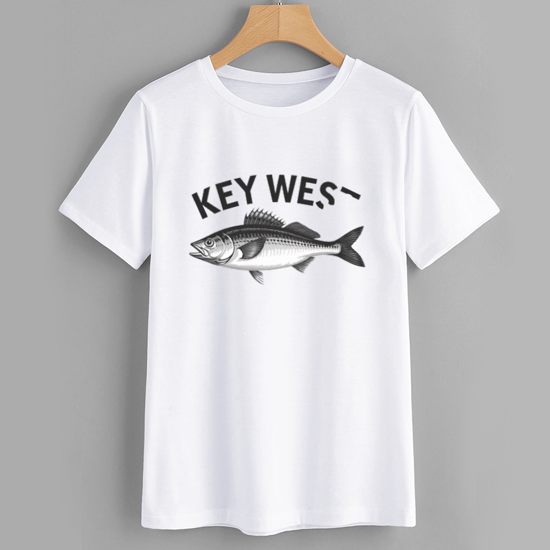 Key West Fish Graphic T-Shirt